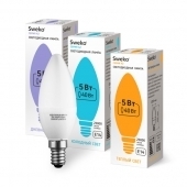 Лампа Sweko  42LED-C35-5W-230-3000K-E14 (38458)