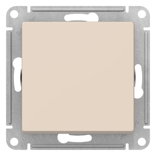 Механиз Выключатель 1-кл с/п Бежевый 10А AtlasDesign (20/160) ATN000211