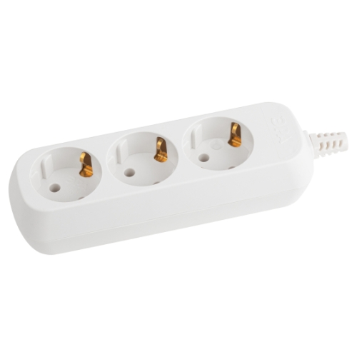 Колодка для удлинителя  ЭРА 3 гн. с/з (20)