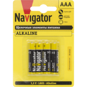 Батарейка Navigator 61462 NBT-NPE-LR03-BP4 (4/40/200)