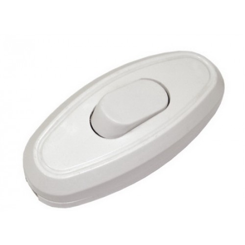 Выключатель проходной белый  