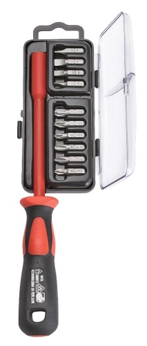 Диэлектрическая отвертка с набором бит НИО-5510 (КВТ)