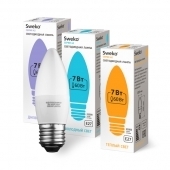 Лампа Sweko  42LED-C35-7W-230-3000K-E27 (38468)