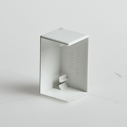 Заглушка 20х10 (белый) (20) РУВИНИЛ