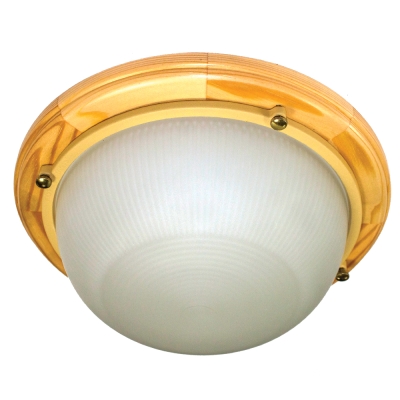 Светильник Терма 1301 круг мал НББ 03-60-013 IP65 мат/корпус дер. липа (501-030) (1)