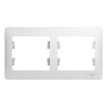 Рамка 2-ая белый Glossa GSL000102 (30/180)