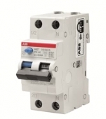 Выкл. авт. диф. тока,  1P+N, 16А, С, 4.5kA, 30мA, AC30, DSH201R ABB