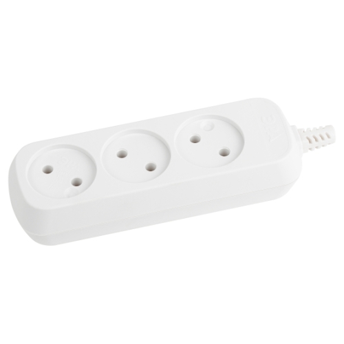 Колодка для удлинителя  ЭРА 3 гн. б/з (20)