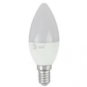 Лампа LED В35-8w-827-Е14  ЭРА ECO (10/100) (593587)