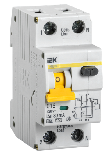 KARAT АВДТ 32 C16 30мА тип A IEK