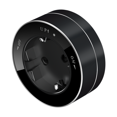 MuitiTrack Розетка 2К+З круглая 16А/250В Антрацит